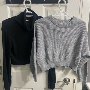 Bundle of 2 Garage Sweaters Slightly Cropped EUC